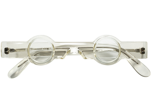REALキハクxCRAZY丸眼鏡デザインという芸術1980s初期フランス製本人期デッド ALAIN MIKLI アランミクリ 超小径アバンギャルド MICRO ROUND 