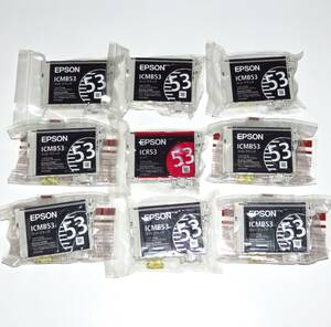 エプソン EPSON 純正インク IC8CL53　( MB53 R53 ) 2色9本組　送料185円～