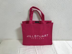 新品未使用本物ジルスチュアートJILLSTUARTキャンバスハンドミニボストントートバッグビジネスバックレディースピンク