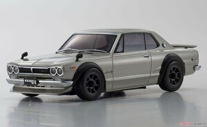 新品 新品未開封★京商☆ミニッツ ASC☆日産 スカイライン 2000GT-R☆チューンド・バージョン シルバー ボディ