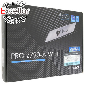 【中古】MSI製 ATXマザーボード PRO Z790-A WIFI LGA1700 訳あり 元箱あり [管理:1050022762]