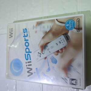 【Wii】 Wii Sports　取扱説明書なし　盤面にきずがあります