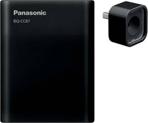 パナソニック(Panasonic) パナソニック 単3形・単4形 USB入出力急速充電器 BQ-CC87LAM-K ブラック