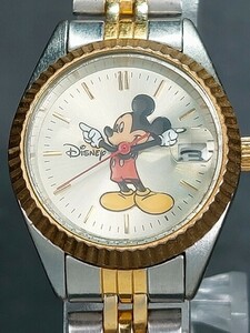 LORUS ローラス Disney ディズニー Mickey ミッキー MU0958 アナログ クォーツ 腕時計 デイトカレンダー メタルベルト 新品電池交換済み