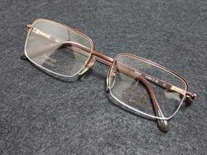 新品　RODENSTOCK ローデンストック　日本製　メガネ　眼鏡　高級感　上品　ハーフリム　チタン　ブラウン系