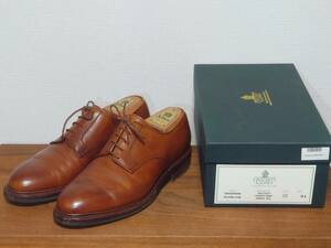 Crockett & Jones Grasmere レザー ダービーシューズ 9E　箱付き　