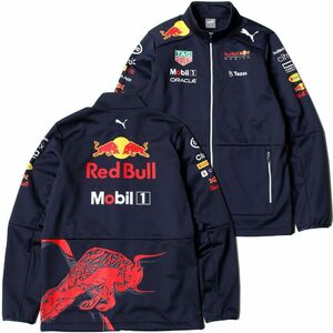 プーマ レッドブル レーシング コラボ RBR ソフトシェル チームジャケット USサイズXS 定価22000円 ネイビー 紺 RedBull モータースポーツ