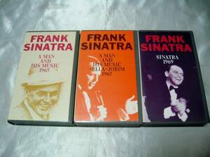 フランク・シナトラ [VHS] ア・マン・アンド・ヒズ・ミュージック1965ほか 音楽番組貴重3本セット