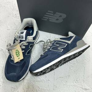 新品未使用 New Balance 26.5cm ニューバランス ML574 スニーカー シューズ 574 大人気 定番 スエード メッシュ メンズ ローカット 箱有り