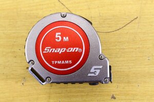 ●Snap-on/スナップオン TPMAM5 メジャー 5m アルミボディ ものさし 巻尺 手動工具 大工道具【10652530】