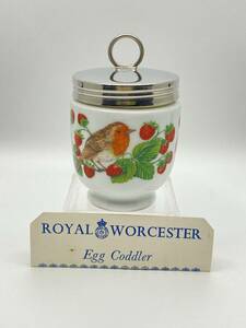 ROYAL WORCESTER ロイヤルウースター BIRDS & STRAWBERRIES Double Egg Coddler バードズ&ストローベリー ダブル エッグコドラー *T957