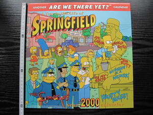 The Simpsons 2000 FAN CALENDAR by Matt Groening アニメ ザ・シンプソンズ カレンダー