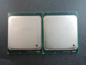 Intel LGA2011 Xeon E5-2609 SR0LA 2.40GHz/10M/6.4GTs COSTA RICA 2個セット Dual動作画面有 定形外発送￥210可 