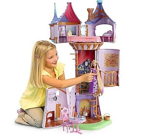 ラプンツェル　塔 城　タワー ディズニー キャッスル　クラッシックドール　人形　プレイセット