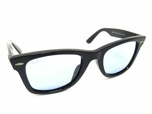 1円 ■美品■ Ray-Ban レイバン 2140-F 901/64 ウェイファーラー サングラス メガネ 眼鏡 メンズ ブラック系 FA5472