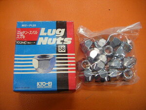 KYO-EI　LugNuts　103HC貫通メッキ　M12×P1.25　16個　　P22