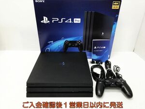 【1円】PS4Pro 本体 セット 1TB ブラック SONY PlayStation4 CUH-7100B 初期化/動作確認済 プレステ4 K01-434tm/G4