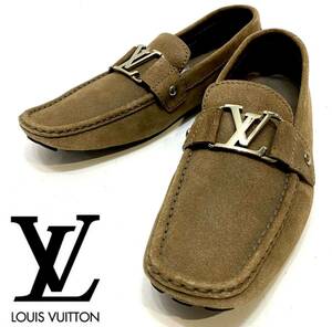 LOUIS VUITTON モンテカルロ LVバックルロゴ レザードライビングシューズ ルイヴィトン モカシンshoes スリッポン ローファー ブラウン系8