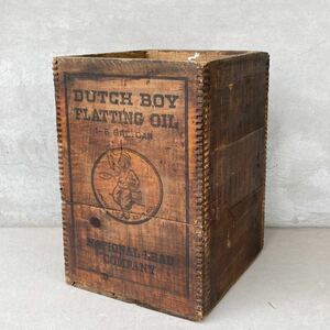 ヴィンテージ アンティーク 木箱 ウッドボックス DUTCH BOY ダッチボーイ / アメリカ コレクタブル ケース ディスプレイ 収納 店舗什器 USA