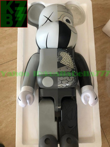 【玩具模型】Medicom Be@rbrick KAWS OriginalFake COMPANION 1000% モノクロ人体解剖模型メディコムベアブリック★高さ70ｃｍ、正規品 F94