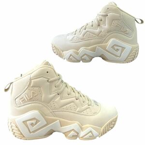 ☆正規品新品☆FILA MASHBURN MB フィラ マッシュバーン ベージュ 25.0cm スニーカー シューズ FHE102/USS23007 ハイカット ユニセックス