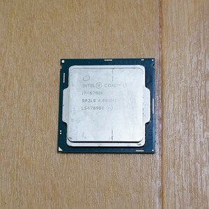 ☆1円スタート☆ CPU Intel Corei7 6700k SR2L0 4.00GHz 