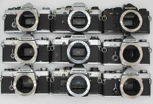 OLYMPUS オリンパス OM-1OM-2 OM10 OM20 ボディ ブラック シルバー フィルムカメラ 9台 セット まとめ