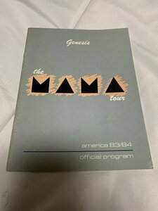 GENESIS ツアーパンフレット 1983 / 1984 AMERICA MAMA TOUR