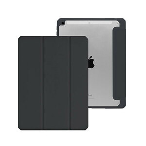 TYPE ONE ペンシルホルダー付き ハイブリッドケース for iPad(第9/8/7世代) ブラック TYP-271-BK