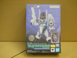 TINY SESSION マクロスΔ VF-31S ジークフリード(アラド・メルダース機) with 美雲・ギンヌメール 約100mm PVC＆ABS製 塗装済み