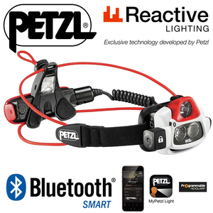 最大750ルーメン＊Petzl【ペツル】NAO+【マルチビーム】充電式ヘッドランプ【リアクティブ】必要な明るさを自動的に調節して照射 E36AHR 2B