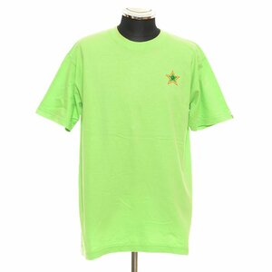 ◆408594 NESTA BRAND ネスタブランド Tシャツ 半袖 クルーネック バックプリント サイズL 綿100% メンズ ライトグリーン