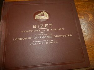 ☆放出企画☆BIZET SYMPHONY IN C MAJOR☆ＳＰレコード4枚組☆