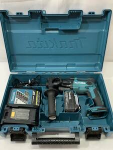 ★【同梱不可】中古品 makita マキタ 16mm 充電式ハンマドリル 18V HR165D 本体+バッテリー+充電器 ケース付き