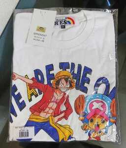 4920g【即決 現品限り 未開封 保管品】 AAA × ONE PIECE コラボ Tシャツ Wake up! 白 Sサイズ SKY-HI 西島隆弘 宇野実彩子 ルフィ