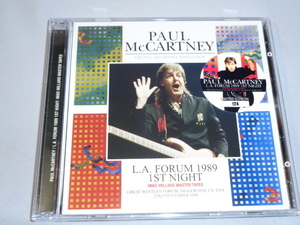 PAUL McCARTNEY/L.A FORUM　1989　1ST NIGHT（MIKE MILARD）2CD