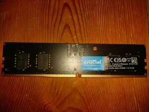 DDR5-4800 8GB PC5-38400 Clucial CT8G48C40U5.M4A1 クルーシャル メモリ Micron