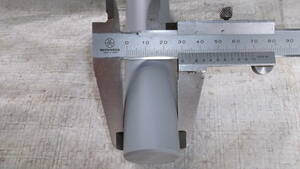 PVCグレー丸棒無垢30Φ120ミリ