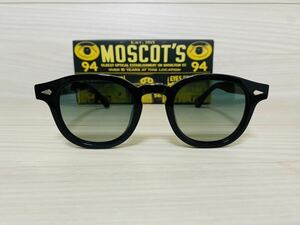 ★MOSCOT★モスコット★レムトッシュ★LEMTOSH★伊達眼鏡 サングラス 黒縁 グラデーション カラーレンズ 未使用 美品