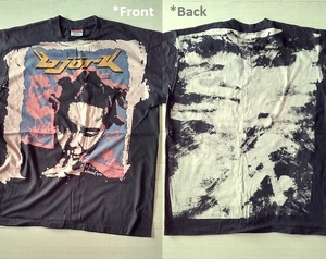 ★［ XL ］「 Mosquitohead Bjrk ビョーク Bjork バンド ビンテージスタイル プリントTシャツ (*acid wash) 」新品