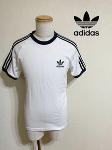 【新品】 adidas originals 3-STRIPES TEE アディダス オリジナルス 3ストライプ Tシャツ トップス クルーネック サイズL 半袖 白 GN3494