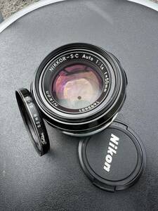 ★美品★Nikon NIKKOR-S・C Auto 1:1.4 f=50mm マニュアルフォーカス レンズ 中古品 