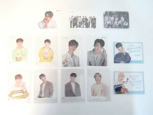 B36 〇SEVENTEEN レア透明トレカ 13枚セット ウジ、ディノ、バーノン、THE８、DINO、VERNON、WOOZI 　Photocard　セブンティーン KPOP　