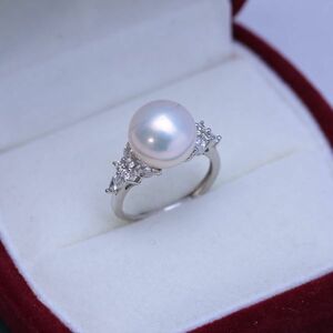 リング 真珠指輪 真珠アクセサリ 天然真珠 淡水真珠 本真珠 誕生日プレゼント 新型 女性 フリーサイズ 上質真珠 パーティー 新品 zz43