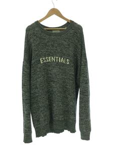 ESSENTIALS◆セーター(厚手)/XL/コットン/GRY