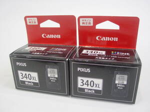 ★未使用 Canon キャノン BC-340XL 純正ブラック インクカートリッジ 大容量タイプ 2個セット ②