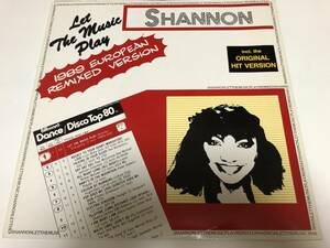 ★☆12-inch_single　 Let The Music Play Shannon☆★