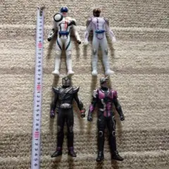 仮面ライダードライブ　ソフビ　フィギュア　4体セット