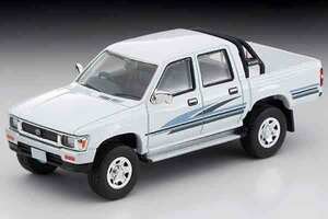 1/64 トミカ LV-N256b トヨタ ハイラックス 4WD ピックアップ ダブルキャブ SSR 白 91年式