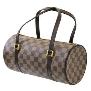 LOUIS VUITTON/ルイ・ヴィトン パピヨンPM ハンドバッグ N51304 ダミエ エベヌ FS Bランク